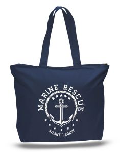 Sac fourre-tout en toile personnalisé avec fermeture éclair pour les rassemblements du week-end, sac utilitaire réutilisable pour le quotidien - Product Image 3