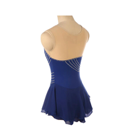 Robe de justaucorps pour filles, patinage artistique, roller, danse, ballet, costume de danse pour compétition de patinage artistique, strass
