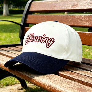 Gorra de Béisbol de 6 Paneles en Dos Tonos, Ligera, Transpirable, con Protección Solar, Ajustable y Bordada, para Uso Diario, Casual y al Aire Libre - Product Image 5