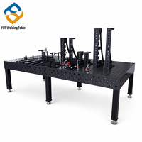 Nouvelle table de soudage robuste de haute qualité avec plateforme nitrurée, station de soudage de panneaux 3D à surface profilée, en promotion