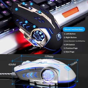 High Precision Mechanical Snake <b>Gaming</b> Mouse Macro Programmable Adjustable Weight USB Wired - Product Image 5