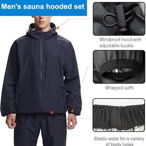 Trajes Deportivos, Chaqueta y Pantalón de Sauna, Lavables a Máquina, Resistentes a Desgarros, para Gimnasio, Entrenamiento y Ejercicio - Product Image 4