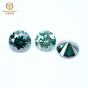 Prix de gros Diamant Moissanite GRA rond taillé <span class=keywords><strong>bleu</strong></span> <span class=keywords><strong>saphir</strong></span>, rose, jaune, <span class=keywords><strong>vert</strong></span> pour la fabrication de bijoux - Product Image 3