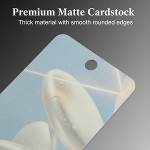 Luxury clothing paper labels, embossed custom hangtags, specialty cardboard clothing hangtags, clothing - Product Image 2
