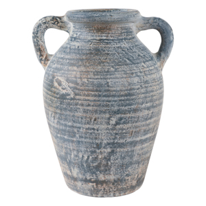 Vaso in terracotta con silhouette curva, vaso decorativo per fiori, accessorio da tavolo per il soggiorno - Product Image 4