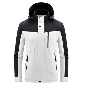 Men's Waterproof <b>Canvas</b> Overalls and Jackets for Autumn Winter Three-in-One Tooling Zipper Closure <b>Long</b> Wear-resistant Hot - Product Image 4