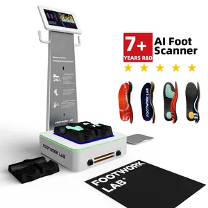 Populaire 3d Voet Scanner Aanpassen Inlegzool Machine Voetscanner Ganganalysesysteem Podotherapie Revalidatieapparatuur