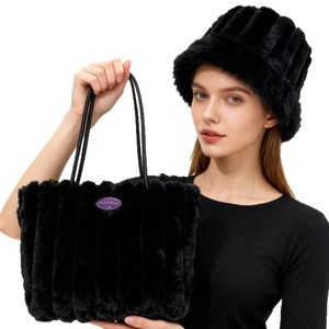 Nuova Borsa Tote <span class=keywords><strong>Invernale</strong></span> 2025 in Finta Pelliccia per Donna, Grande Capacità con Chiusura a Cerniera, Fodera in Poliestere, Borsa a Spalla Casual - Product Image 5