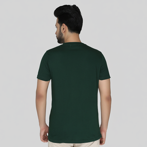 ผู้ผลิตเสื้อยืดคอตตอนแขนสั้นทรงปกติแบบพื้นฐานสำหรับผู้ชาย ราคาขายส่งจำนวนมาก ราคาแข่งขัน รับผลิตตามแบบ - Product Image 1