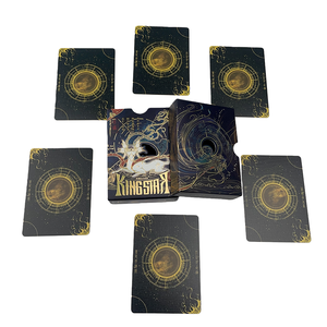 กล่องของขวัญไพ่หรูหรา - ขายส่งไพ่โป๊กเกอร์ 2 สำรับในกล่องไม้, ชุดไพ่โป๊กเกอร์โลโก้สั่งทำสำหรับโรงแรมและคาสิโน - Product Image 3