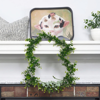 Offre Spéciale Artificielle Eucalyptus Vigne avec Feuille Forme Tenture Murale Rotin Feuilles Branches D'arbre Décor À La Maison En Plastique Plantes Vertes