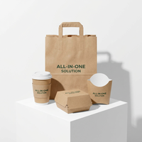 Boîtes en carton blanc biodégradable et recyclable imprimées sur mesure pour les en-cas rapides, les hamburgers, les frites, les plats frits