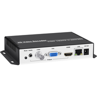 Decodificador de Video HDMI con Salida VGA CVBS 4K H.265 H.264 para Transmisión en Vivo SRT RTMP RTSP HLS, Pantalla de Video IPTV