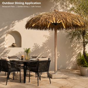 Parasol tropical à mât central avec structure de mât central pour la fourniture aux patios des villages de <span class=keywords><strong>vacances</strong></span> - Product Image 2