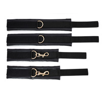 Ensemble de 7 pièces : Menottes réglables, attaches de cheville, kit de bondage complet pour le corps, dispositifs de retenue pour couples, jeux SM