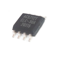Amplificateur Dery Star ACS712ELCTR-30A-T, gestion de l'alimentation, capteurs, interface logique, circuits intégrés sans fil RF