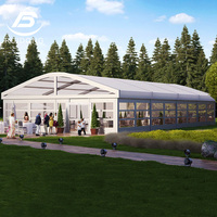 Chine fabrication personnalisation grand Arcum blanc clair Transparent en alliage d'aluminium arc exposition fête événement tente étanche