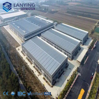 Edificio Metálico Prefabricado, Almacén Industrial, Estructura de Acero, Nave de Almacenamiento de Gran Envergadura, Almacén para Cadena de Suministro