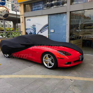 Funda para Auto Elástica de Satén, Antipolvo, Anti-UV, para Interiores, para Chevy Corvette C6 C7 - Product Image 6