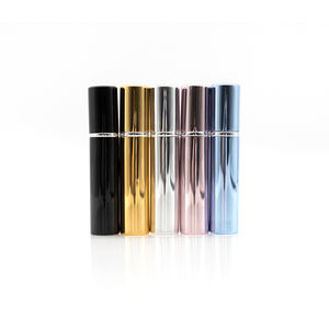 Portable 8ml 10ml Reutilizável Eco-Friendly Alumínio Frasco De Perfume Rotativo Design Com Bomba Pulverizador Atomizador - Product Image 1