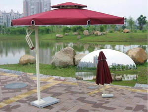 Оптовая продажа открытый зонтик многоцветный УФ защита различных цветов сад патио зонтик водонепроницаемый пляжный зонт - Product Image 6