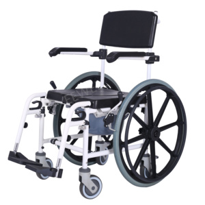 アルミ製コンモード車椅子3312,軽量取り外し可能キャスター付き - Product Image 6