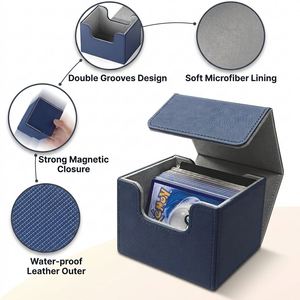 Boîte de rangement exclusive scintillante pour plus de 100 cartes - Étui TCG brillant pour Commander Pokémon, prête à être expédiée - Product Image 3