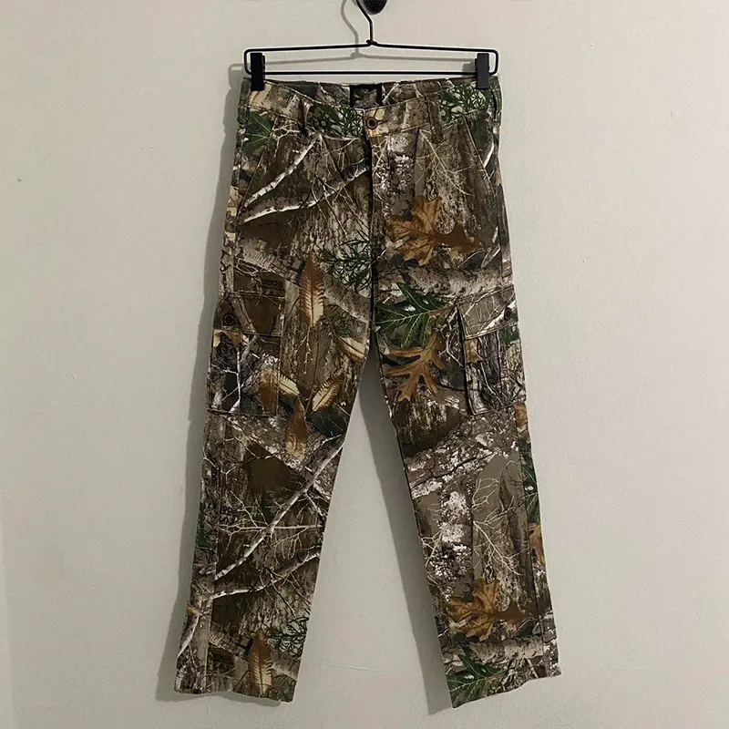 Chất Lượng Cao Trọng Lượng Nặng Unisex Realtree Quần Của Nam Giới Camo Thẳng Tùy Chỉnh Tất Cả Các Hơn In Quần Vận Chuyển Hàng Hóa Người Đàn Ông