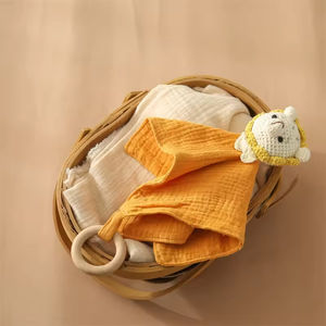 Serviette apaisante douce, hochet <span class=keywords><strong>pour</strong></span> bébé, animaux en crochet, jouet <span class=keywords><strong>pour</strong></span> apaiser et rassurer, couverture de sommeil, serviette suspendue, jouets éducatifs <span class=keywords><strong>pour</strong></span> tout-petits - Product Image 5