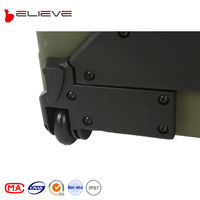 Étui rigide en plastique vert militaire OEM personnalisable pour le transport et la protection des outils