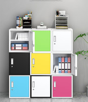 Casier polyvalent de rangement,, Cubes en métal, pour montage mural, petite armoire