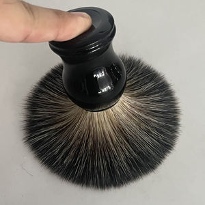 ZY Wet Shaving Brosse à cheveux synthétiques pour crème à raser et savon Outil essentiel du <span class=keywords><strong>barbier</strong></span> - Product Image 4