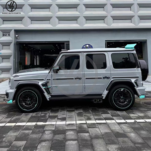 Paragolpes Nuevo Estilo R W463A G63 de Fibra de Carbono Seca con Acabado Brillante y Tejido Twill, Envasado al Vacío, para Benz G-Wagon W464 G63 G500 G550 - Product Image 5