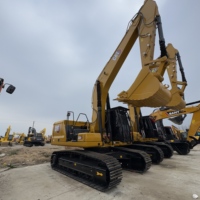 Excavatrice sur chenilles hydraulique d'occasion 330 GC 30T, moteur Caterpillar, capacité de la benne de 1,4 m³, modèle 2024, moteur de 160 kW, pompe à engrenages.