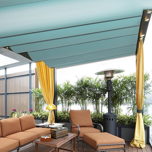 Các nhà sản xuất thông minh cơ giới Skylight mái con lăn mù trong nhà điện có thể thu vào mái hiên - Product Image 4