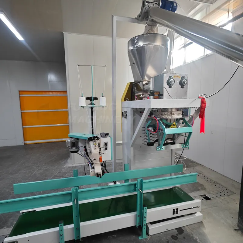 Semi Automatic 10kg 15kg 20kg 25kg Corn / Maize / Wheat Flour Packing Machine