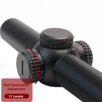 Chasse en plein air Tactique LPVO Portée 1-8x24 SFP Étanche En Alliage D'aluminium Entièrement Multi-Revêtement Antichoc
