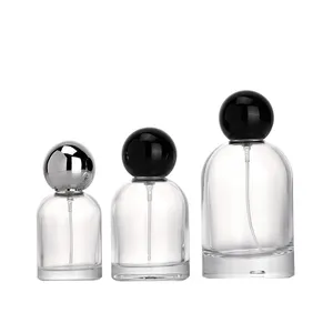 Atomizador de 30ml de capacidad, pegatina con logotipo, frasco transparente para Perfume, contenedor vacío, dispensador de uso único para Perfume