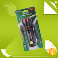 Lampe torche LED rechargeable 5W COB en alliage d'aluminium, lampe de secours, batterie Li-ion DC 6V SD 6658