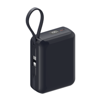 Batterie externe Li-Polymère 20000mAh, charge rapide PD 35W, mini chargeur portable, affichage numérique, OEM ODM, logo personnalisé, vente en gros d'usine