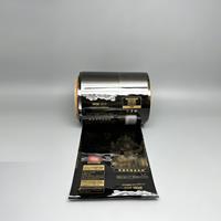 Étiquette rétractable en PVC imprimable de haute qualité et durable, film rétractable thermique pour l'emballage des bouteilles de boissons telles que le café et le thé au lait