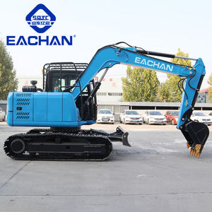 Excavadora de cadenas de 7.5 toneladas, la más vendida, con certificación CE EPA, para minería, excavación hidráulica pesada, construcción y trabajo pesado. - Product Image 6