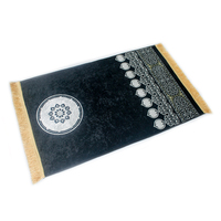 Tapis de prière turque de luxe, 5 pièces, haute qualité, coulisse islamique, musulman, turque