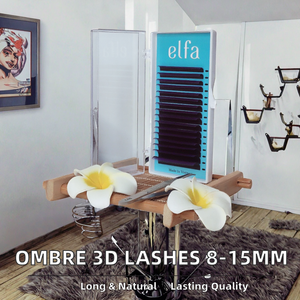 Cils naturels de qualité supérieure Ombre 0,07 mm, longueur 17 mm, courbure CC, cils personnalisés 3D, plateau léger NQ, fabriqués au Vietnam - Product Image 2