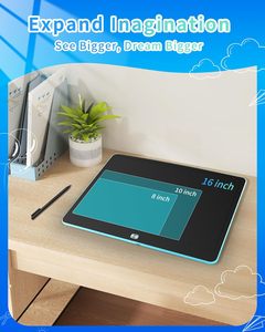 Rechargeable 16-<b>Inch</b> LCD Writing <b>Tablet</b> for Kids-Erasable Memo Pads Customizable 1 Year Warranty - Product Image 4