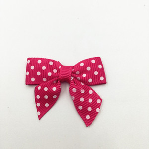 Pabrik Penjualan Langsung Pita Hairband Anak Busur Polka Dot Pita Cetak Pita Busur Jepit Rambut - Product Image 4