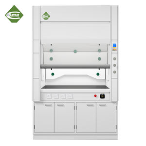 Cappa di aspirazione fumi chimici personalizzata CARTMAY per laboratorio, interamente in acciaio, con armadietti di stoccaggio - Product Image 1