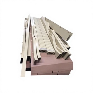 Customized Fiberglass Ceiling Tiles Strip Design Acoustic Sound Absorbing Drop In Grid Installation for Office Building - Product Image 1