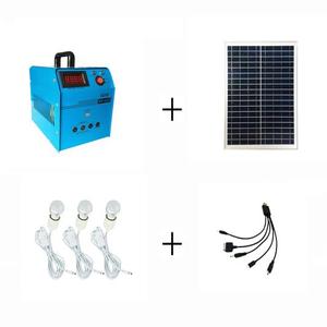 Mini Kit Solaire 30W <span class=keywords><strong>Power</strong></span> Bank solare solare fornitori di energia 12V ricaricabili luci di emergenza pannello solare Kit generatore solare - Product Image 6