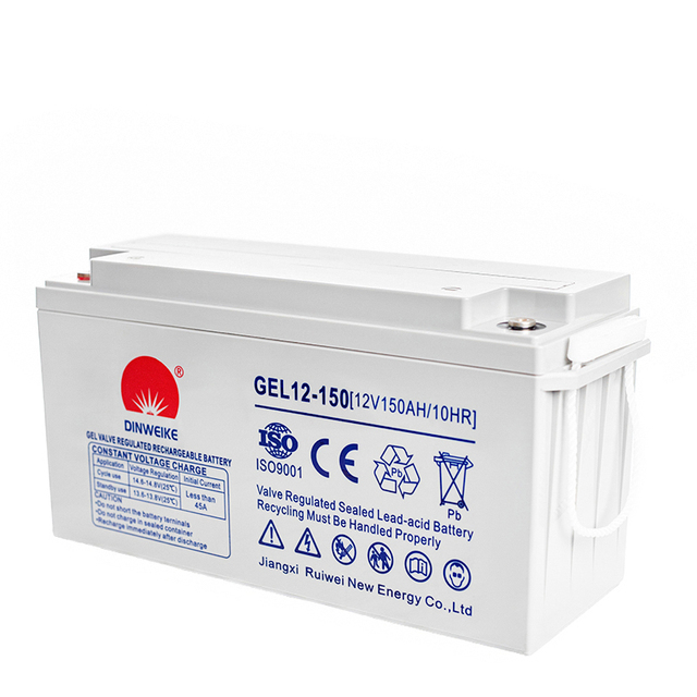 Maintenance-Free 12V150AH Gel Lead Acid Battery for Solar Systems Home Appliances UPS-High Efficiency Deep Cycle Sealed Battery